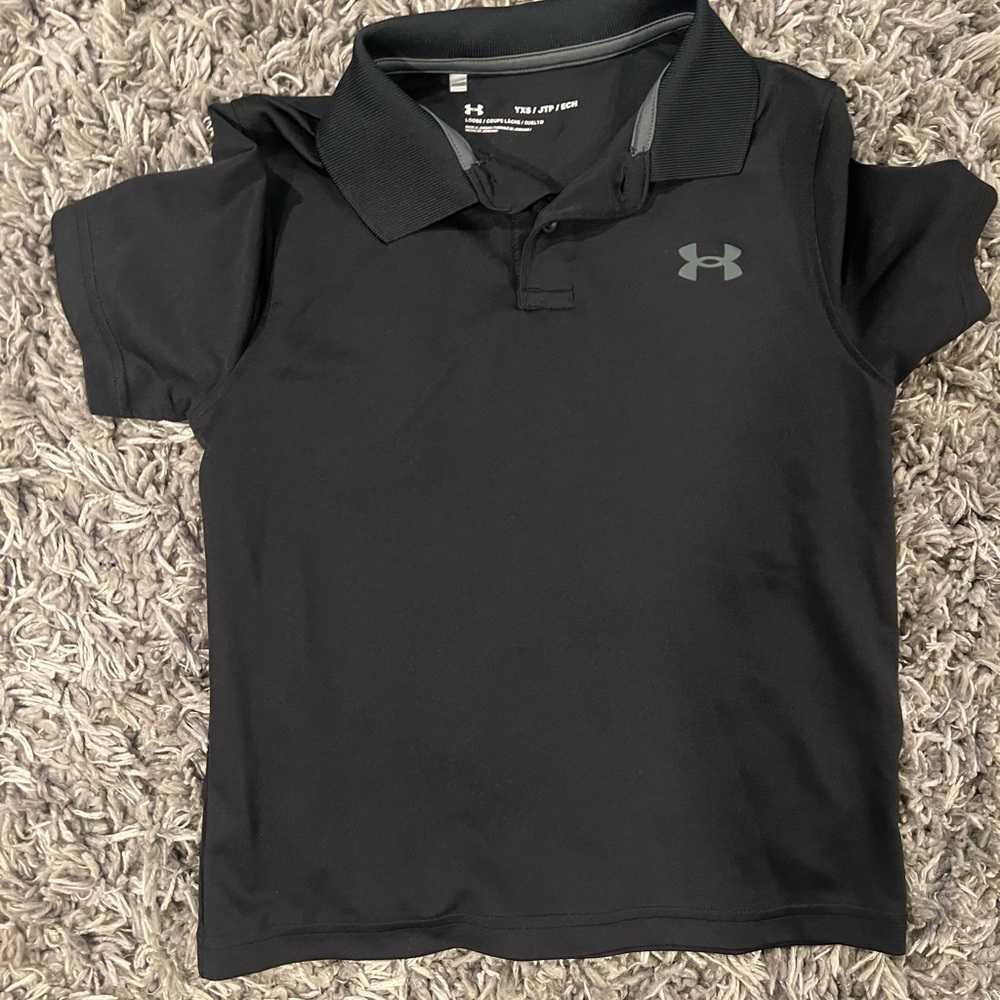 Under Armour Kids Polo Shirt in Black